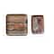 Hello Honey® Earthy Landscape & Abstract Enameled Metal Tray Set